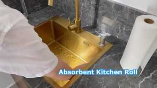 Rollo de papel de cocina absorbente OEM