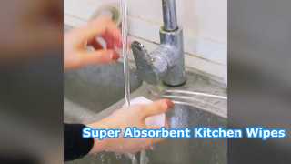 Toallitas de cocina reutilizables Paños de limpieza absorbentes