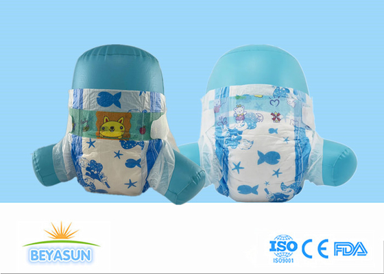 Pañal de encargo de Logo Non Woven Fabric Printed de los pañales del bebé infantil disponible respirable de los compradores de Nigeria del pañal del precio bajo