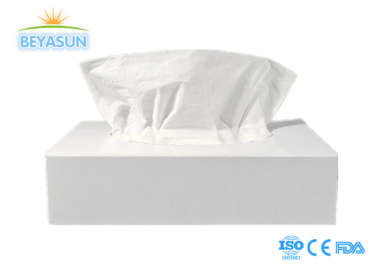 OEM mayorista precio barato tejido de papel de caja de cubo suave personalizado de 2 capas caja blanca tejido facial de pulpa virgen