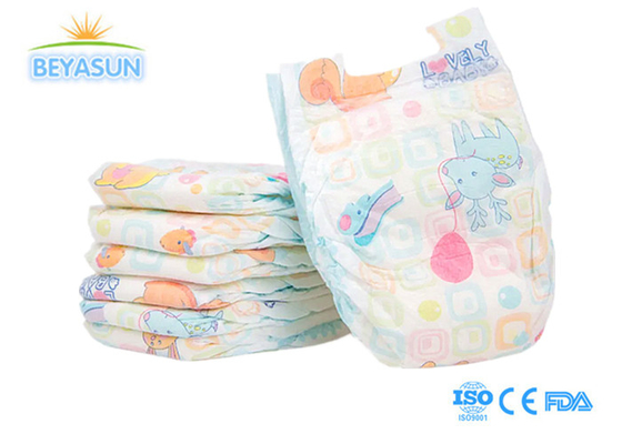 Unisex Personalización Disponible NB Tamaño Pañales para bebés Muestra gratuita Pañales de alta absorción con cinta de velcro