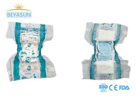 Nappy de buena calidad cinta desechable sueño pañales suaves para bebés