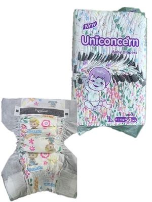 Fabrica poderosa Precio bajo, todos los tamaños se pueden negociar Uniconcern Pañales para bebés de nivel A Inventario Pañales para bebés al por mayor