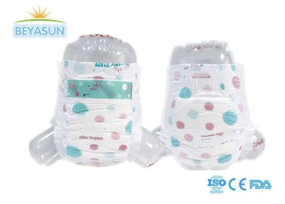 Pañales desechables para bebés de alta absorción para recién nacidos Logotipos personalizados Fábrica de pañales Fujian