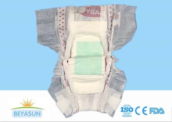Pañales para bebé personalizados, absorbencia de 500 ml, tallas S-XXL, fabricante europeo de pañales desechables de China