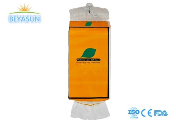 Papel de tejido de extracción de fondo de nuevo estilo logotipo de marca personalizado Papel de tejido facial colgante