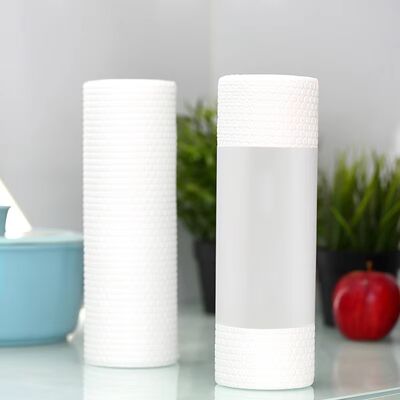 Papel de Cocina Ecológico Lavable Absorbente Reutilizable 1 Capa 50/Paquete Rollo Blanco