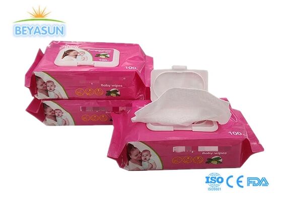Limpieza de limpieza para bebés antibacteriana desinfectante Limpieza húmeda de tejido de algodón toalla húmeda OEM Limpieza húmeda para bebés