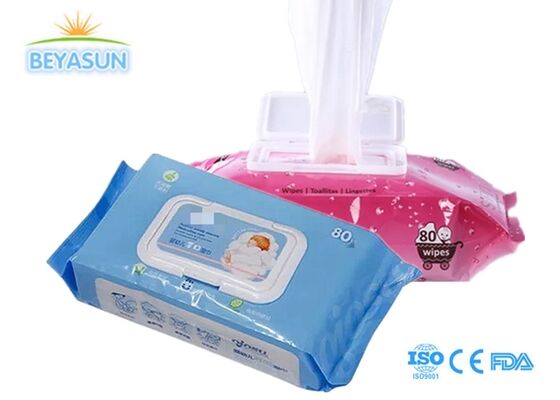 Muñequillas suaves y suaves Fabricante profesional de muñequillas húmedas para bebés, suministro directo de fábrica de productos de limpieza para bebés