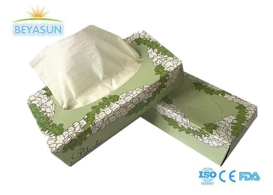 Pañuelo facial hipoalergénico de 2 capas, 13 GSM, sin fragancia, pulpa de madera virgen, en caja, para pieles sensibles