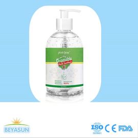 Forma de la mano del alcohol del gel disponible del desinfectante y lavado a mano líquidos sin agua del grupo de los adultos